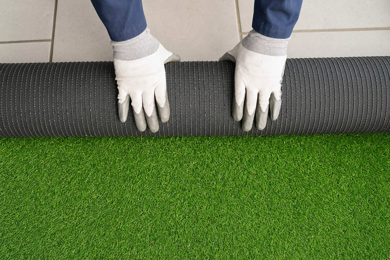 Artificial turf installation